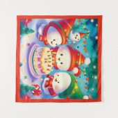 Tenture Anniversaire de Noël 6 (Devant (Horizontal))