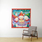 Tenture Anniversaire de Noël 6 (En situation)
