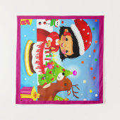 Tenture Anniversaire de Noël 7 (Devant (Horizontal))