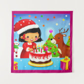 Tenture Anniversaire de Noël 7 (Devant)