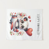 Tenture Anniversaire de Panda Pilote (Devant (Horizontal))