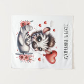 Tenture Anniversaire de Zebra Pilot (Devant (Horizontal))