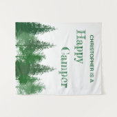 Tenture Anniversaire des arbres de la forêt (Devant (Horizontal))