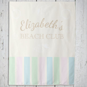 Tenture Anniversaire du Beach Club