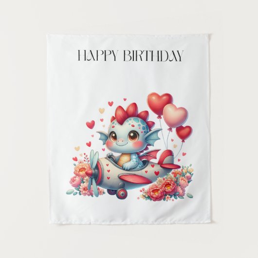 Tenture Anniversaire du pilote de dragon (Devant)