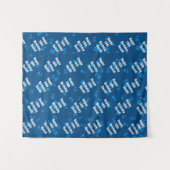 Tenture Anniversaire joyeux personnalisé âge & nom (Devant (Horizontal))