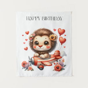 Tenture Anniversaire Lion Pilote