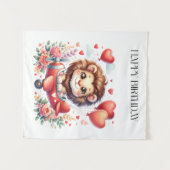 Tenture Anniversaire Lion Volant (Devant (Horizontal))