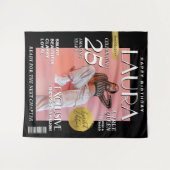 Tenture Anniversaire Personnalisé Magazine Couverture arri (Devant (Horizontal))