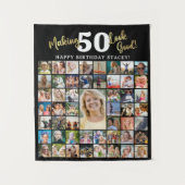 Tenture Anniversaire Photo Collage rendre AGE AGE Bon 51 P (Devant)