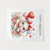 Tenture Anniversaire Pilote Lapin (Devant (Horizontal))