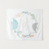 Tenture Anniversaire premier sous la mer  (Devant (Horizontal))