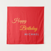Anniversaire Votre Nom Minimaliste Moderne