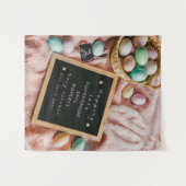 Tenture Annonce de grossesse de Pâques excitante  (Devant (Horizontal))