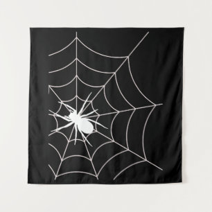 Tenture Annonce de grossesse Toile d'araignée Halloween