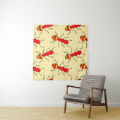 Tenture Ant seamless pattern vintageant, abstract, animal, (En situation (horizontale))