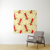Tenture Ant seamless pattern vintageant, abstract, animal, (En situation)
