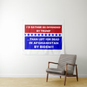 Tenture Anti Biden Afghanistan Left For Dead (En situation (horizontale))