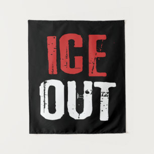 Tenture Anti ICE Out Activisme politique de protestation