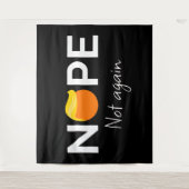 Tenture Anti-Trump - Non, pas encore moi (Devant)