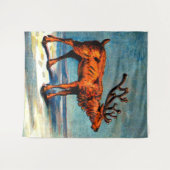 Tenture antique caribou (Devant (Horizontal))
