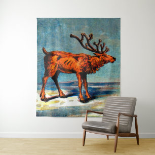 Tenture antique caribou
