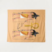 Tenture Anubis guardian of death (Devant (Horizontal))