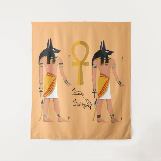 Tenture Anubis guardian of death (Devant)