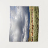 Tenture Aperçu orageux de ville fantôme de Bodie (Devant)