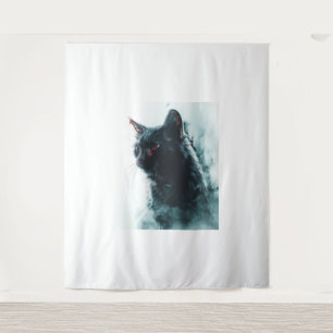 Tenture Apocalypse de chat Zombie