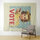 Tenture Appel patriotique à l'action : Votez ! (En situation (horizontale))