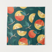 Tenture Apple Delight : Vert Foncé Sans Couleur. (Devant (Horizontal))