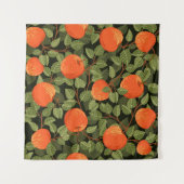 Tenture Apple Harvest : Feuilles verts Vintages (Devant (Horizontal))