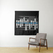 Tenture Appréciation de la police du drapeau de l'applicat (En situation (horizontale))