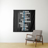 Tenture Appréciation de la police du drapeau de l'applicat (En situation)