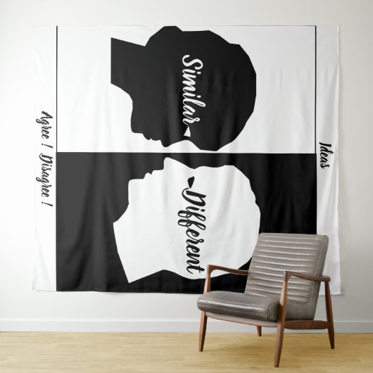 Tenture Approuver Tapestry (En situation (horizontale))