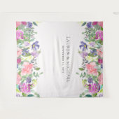 Tenture Appui vertical floral brillamment coloré de cabine (Devant (Horizontal))