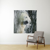 Tenture Aqua Aura de l'ours polaire (En situation (horizontale))