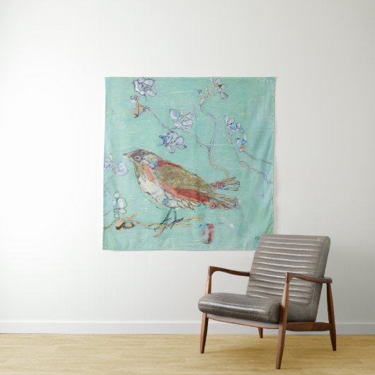 Tenture Aqua Bird (En situation (horizontale))