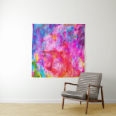 Tenture Aquarelle Abstraite couleur arrière-plan, arrière  (En situation (horizontale))