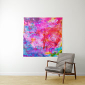 Tenture Aquarelle Abstraite couleur arrière-plan, arrière  (En situation)