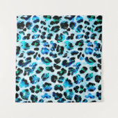 Tenture Aquarelle Abstraite Motif de peau léopard (Devant (Horizontal))