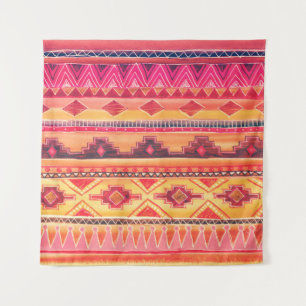 Tenture Aquarelle africaine, motif dynamique