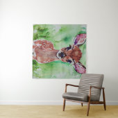 Tenture aquarelle bébé fae (En situation (horizontale))