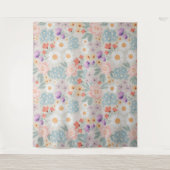 Tenture Aquarelle Boho Rose Floral (Devant)