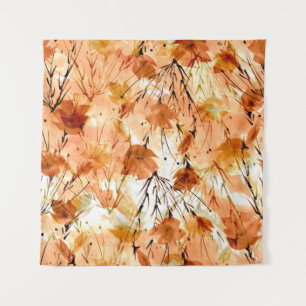 Tenture Aquarelle Botaniques : Motif Plante Vintage.