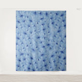 Tenture Aquarelle Bouquet de fleurs sauvages bleues (Devant)