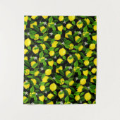 Tenture Aquarelle Citron 2 (Devant)