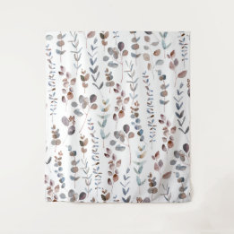 Tenture Aquarelle colorée d'Eucalyptus  