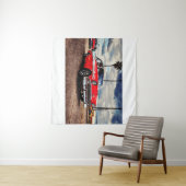 Tenture Aquarelle de Chevrolet Bel Air 1956 (En situation (horizontale))